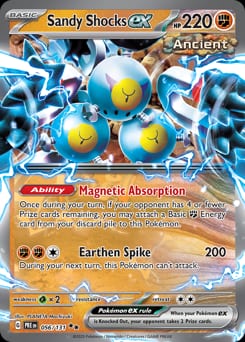 Prismatic Evolutions Sandy Shocks ex #56 card