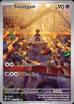Paldea Evolved Sandygast #214 card