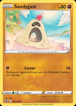 Silver Tempest Sandygast #99 card