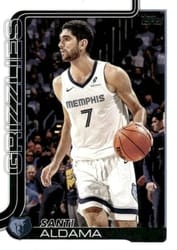 2025-26 Topps Base Set Santi Aldama #187 card
