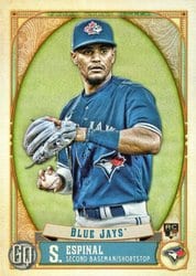 2021 Topps Gypsy Queen Base Set Santiago Espinal #62 card