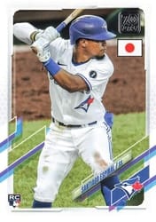 2021 Topps Japan Edition Base Set Santiago Espinal #182 card
