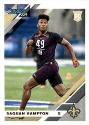 2019 Donruss Base Set Saquan Hampton #288 card