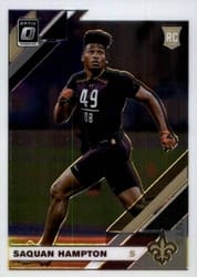 2019 Donruss Optic Base Set Saquan Hampton #138 card