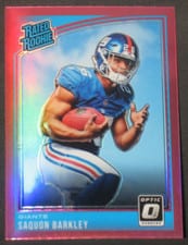 2018 Donruss Optic Saquon Barkley #156 card