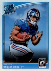 2018 Donruss Optic Base Set Saquon Barkley #156 card