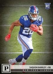 2018 Panini Base Set Saquon Barkley #313 card