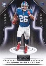 2018 Panini Playbook Base Set Saquon Barkley #111 card