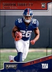2018 Panini Playoff Base Set Saquon Barkley #201 card