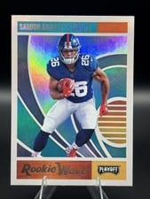 2018 Panini Playoff Rookie Wave Saquon Barkley #2 card