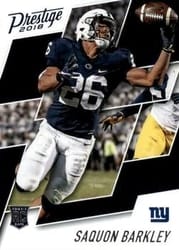 2018 Panini Prestige Base Set Saquon Barkley #261 card