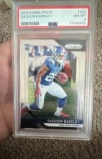 2018 Panini Prizm Saquon Barkley Prizm #202 card