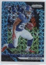 2018 Panini Prizm Saquon Barkley Lazer Prizm #202 card