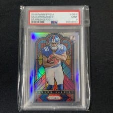 2018 Panini Prizm Stained Glass Saquon Barkley #SG-7 card