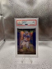 2018 Panini Select Saquon Barkley Blue Prizm #17 card