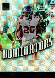 2019 Donruss Dominators Saquon Barkley #DOM-32 card