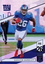 2019 Donruss Elite Base Set Saquon Barkley #23 card