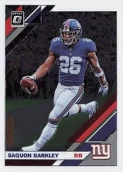 2019 Donruss Optic Base Set Saquon Barkley #70 card