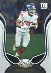 2019 Panini Certified Base Set Saquon Barkley #55 card
