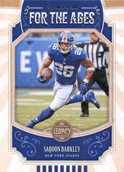 2019 Panini Legacy For the Ages Saquon Barkley #FTA-SB card