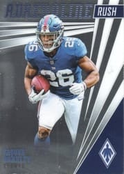 2019 Panini Phoenix Adrenaline Rush Saquon Barkley #7 card