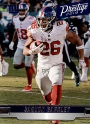 2019 Panini Prestige Base Set Saquon Barkley #1 card