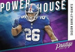 2019 Panini Prestige Power House Saquon Barkley #PH-SB card