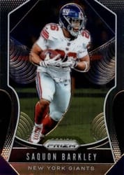 2019 Panini Prizm Base Set Saquon Barkley #46 card