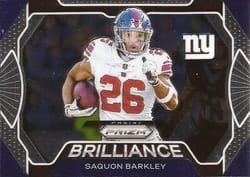 2019 Panini Prizm Brilliance Saquon Barkley #3 card