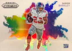 2019 Panini Prizm Color Blast Saquon Barkley #6 card