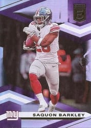 2020 Donruss Elite Base Set Saquon Barkley #53 card