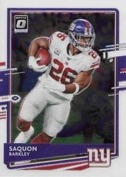 2020 Donruss Optic Base Set Saquon Barkley #74 card