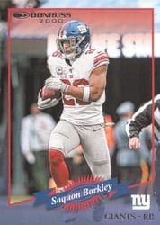 2020 Donruss Retro 2000 Saquon Barkley #R2K-SB card