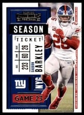 2020 Panini Contenders Saquon Barkley #35 card