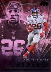2020 Panini Illusions Base Set Saquon Barkley #83 card