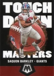 2020 Panini Mosaic Touchdown Masters Saquon Barkley #TM6 card
