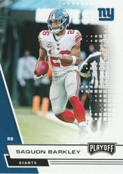 2020 Panini Playoff Base Set Saquon Barkley #190 card