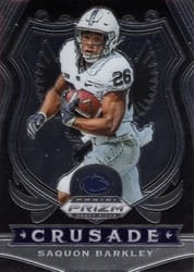 2020 Panini Prizm Draft Picks Base Set Saquon Barkley #85 card