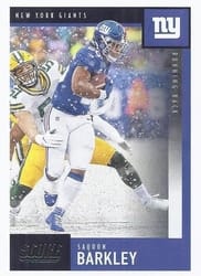 2020 Score Base Set Saquon Barkley #180 card