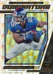 2021 Donruss Dominators Saquon Barkley #D24 card