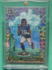 2021 Donruss Downtown Saquon Barkley #DT-6 card
