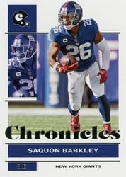 2021 Panini Chronicles Base Set Saquon Barkley #66 card