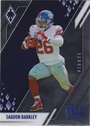 2021 Panini Phoenix Base Set Saquon Barkley #67 card