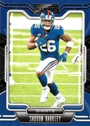 2021 Panini Playbook Base Set Saquon Barkley #63 card