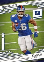 2021 Panini Prestige Base Set Saquon Barkley #60 card