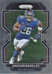 2021 Panini Prizm Base Set Saquon Barkley #232 card