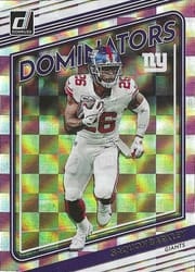 2022 Donruss Dominators Saquon Barkley #D19 card