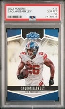 2022 Panini Honors Base Set Saquon Barkley #19 card