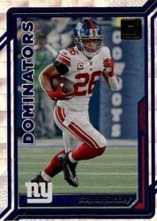 2023 Donruss Dominators Saquon Barkley #D-22 card