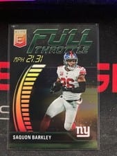 2023 Donruss Elite Full Throttle Saquon Barkley #FT-SB card